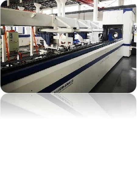 3Kw Tube Laser Cutting Machine Three Chucks Tube Laser Cutter For Metal SS CS Al