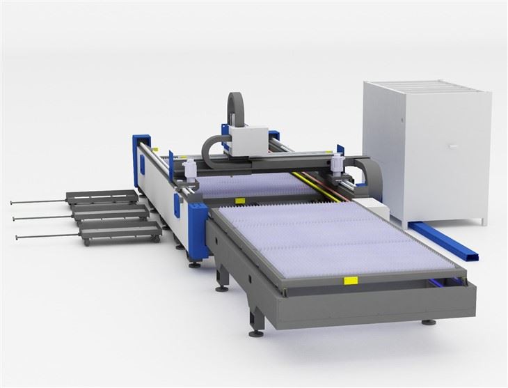 Large Format Single Platform Laser Cutting Machine For Metal Sheet