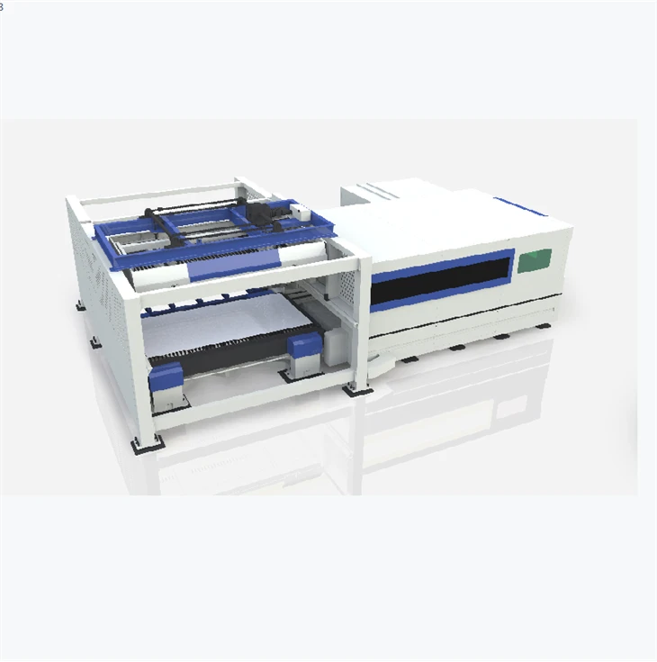 Automatic Loading And Unloading Metal Sheet CNC Fiber Laser Cutting Machine With Exchange Table