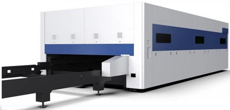 Full Closed Protection 12000w Cnc Metal Sheet Fiber Laser Cutting Machine For Stainless Steel Aluminum